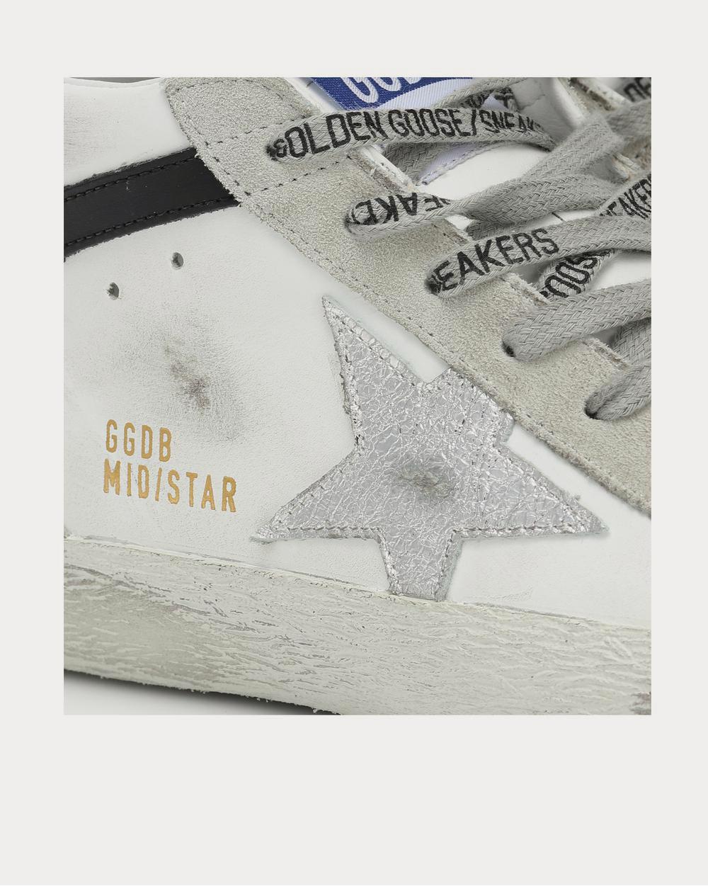 Golden Goose - Mid Star leather White High Top Sneakers