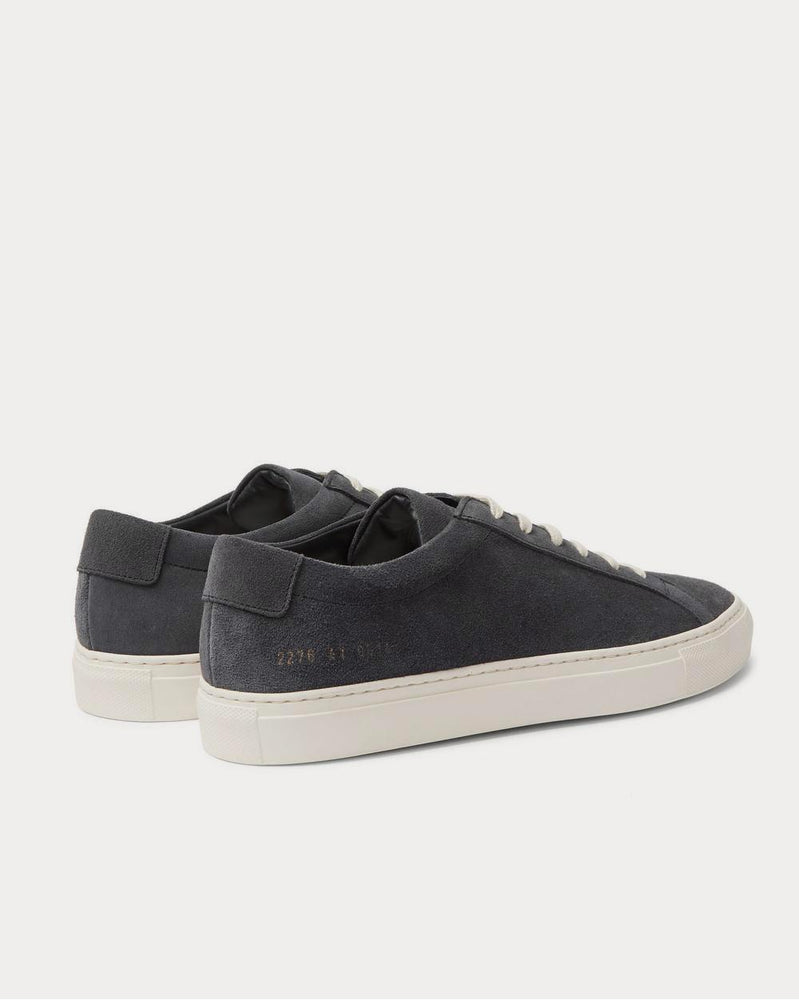 Common Projects Achilles Suede  Gray low top sneakers - 3