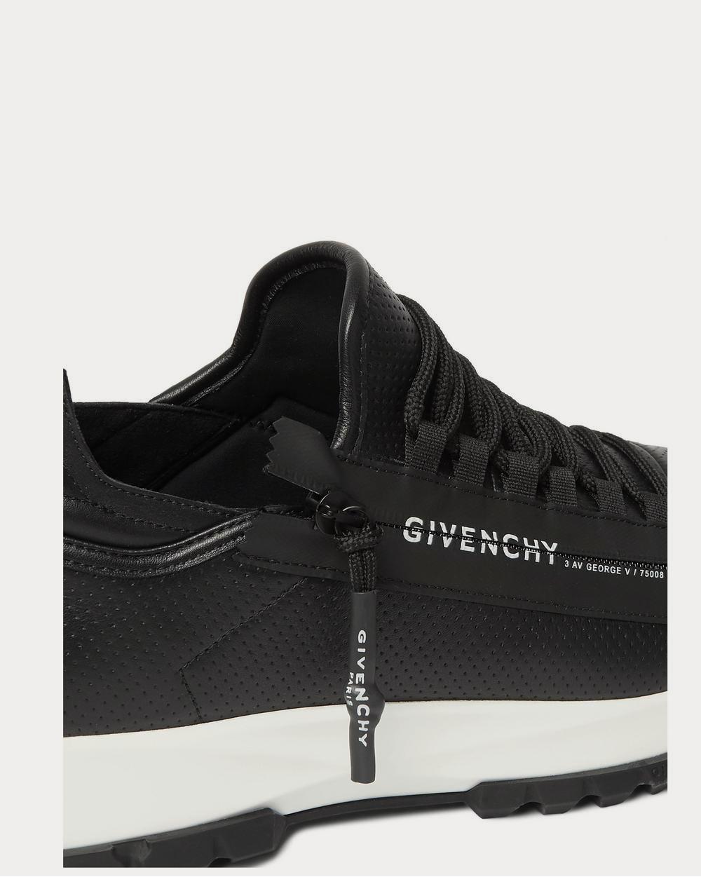 Givenchy Spectre Perforated Leather  Black low top sneakers - 4