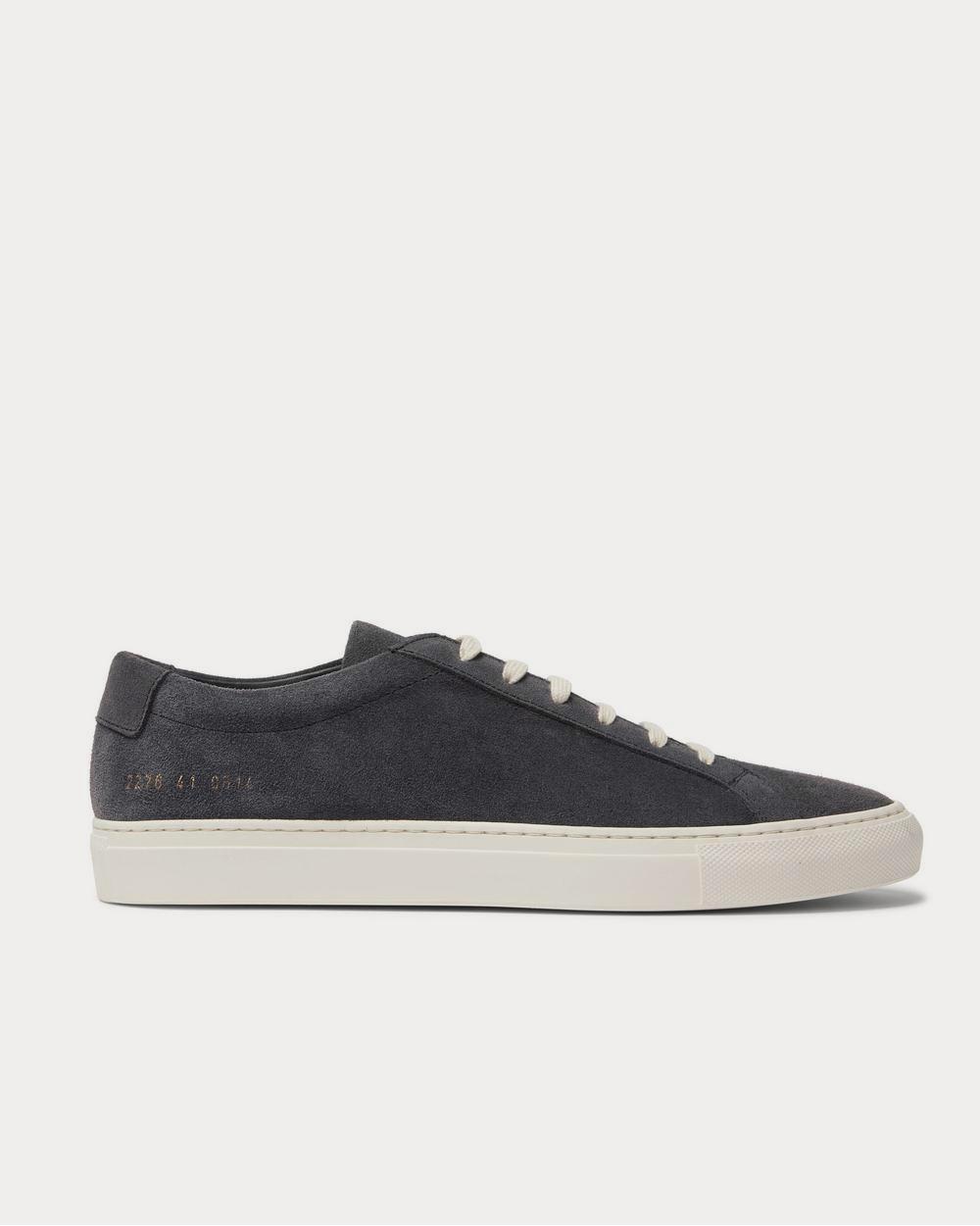 Common Projects Achilles Suede  Gray low top sneakers - 1