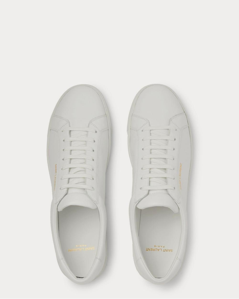 Saint Laurent Andy Moon Leather  White low top sneakers - 6