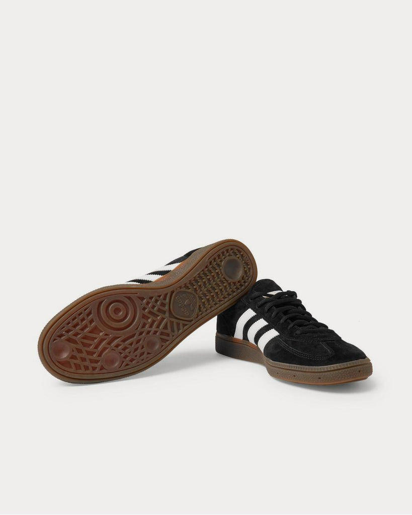 Adidas originals handball hotsell spezial leather-trimmed suede sneakers