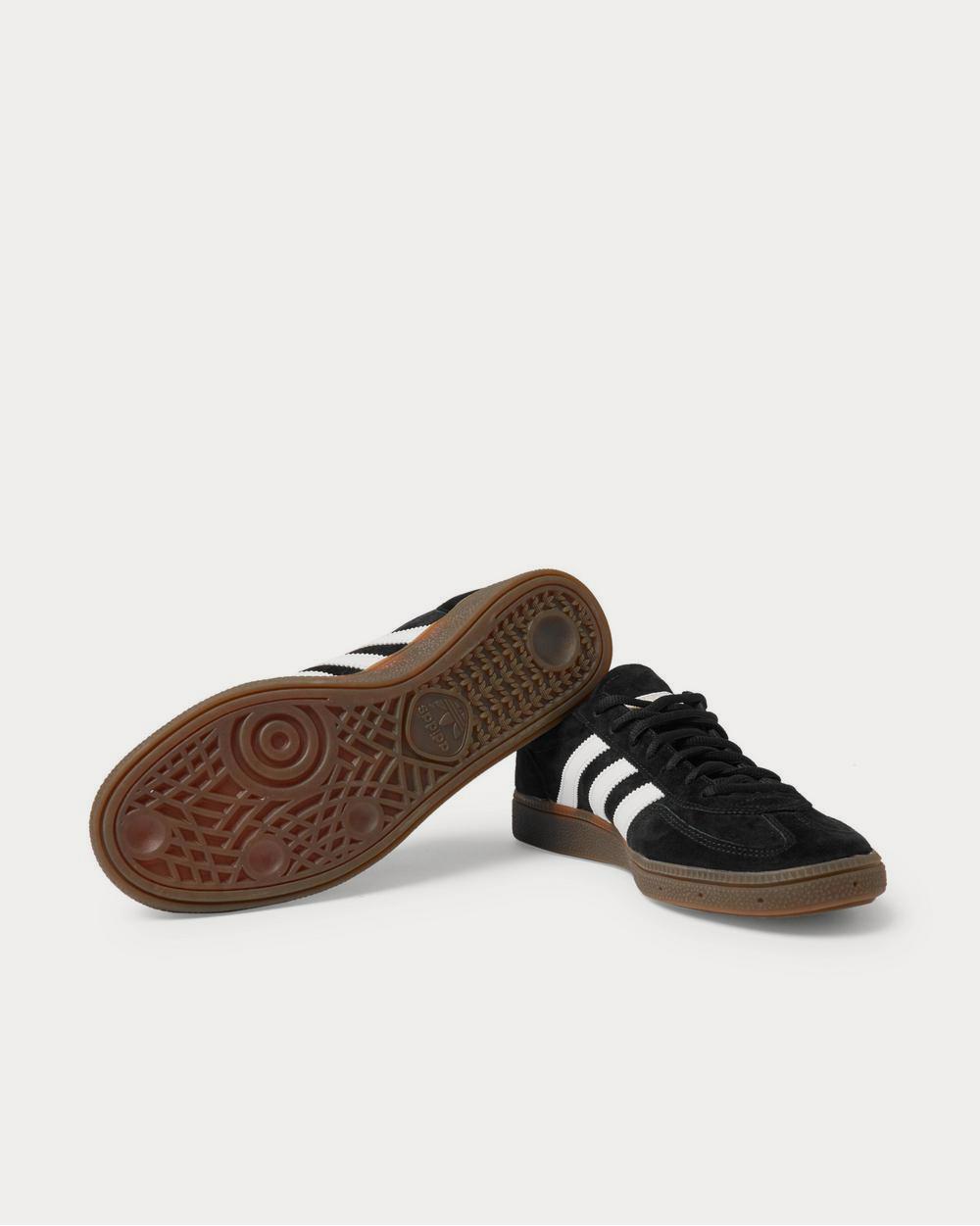 Adidas Handball Spezial Leather-Trimmed Suede  Black low top sneakers - 3