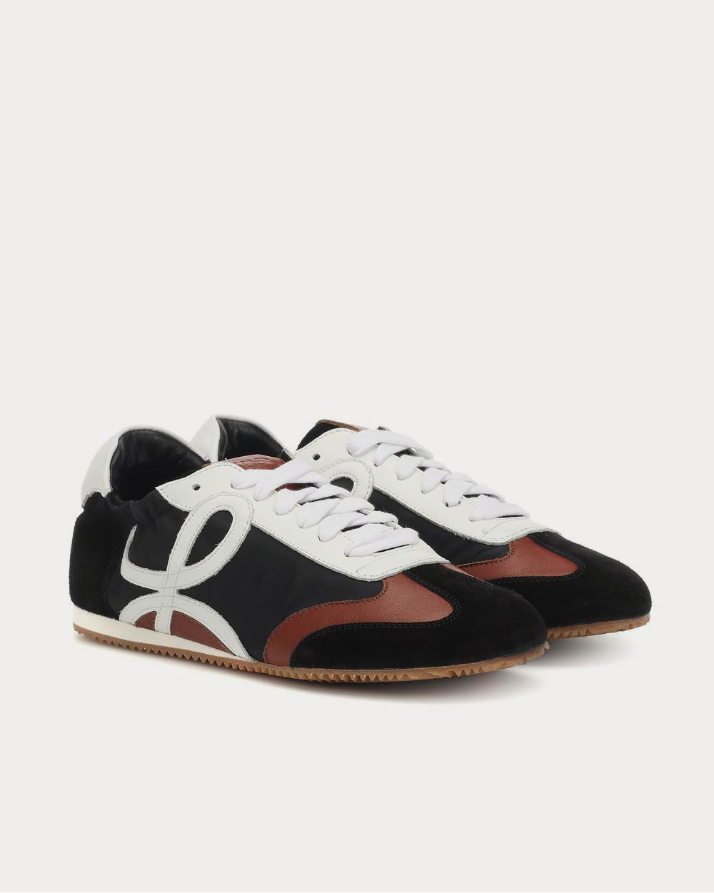 Loewe Ballet Runner nylon and leather Black Low Top Sneakers - 2