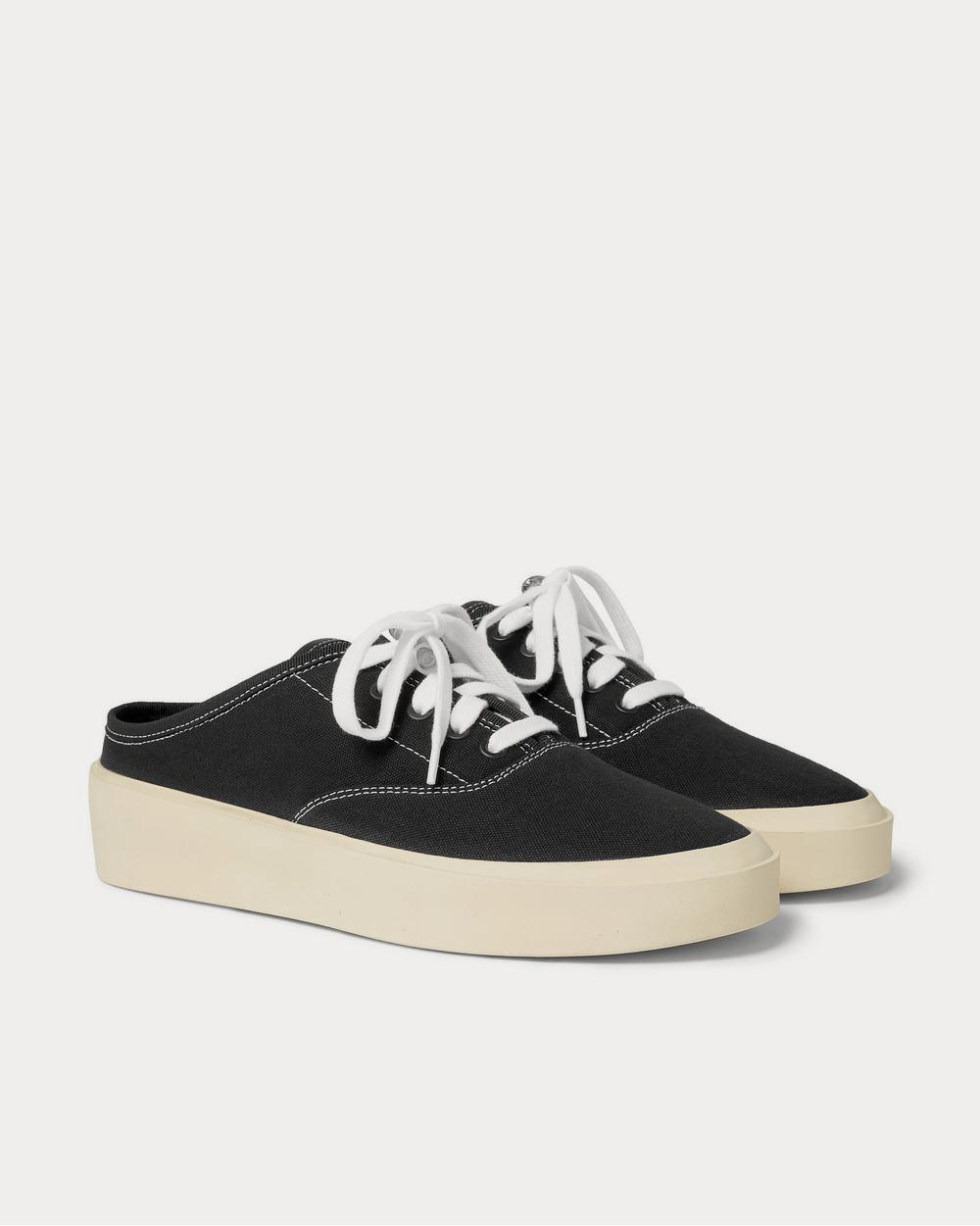 Fear of God 101 Canvas Backless  Black slip on sneakers - 2