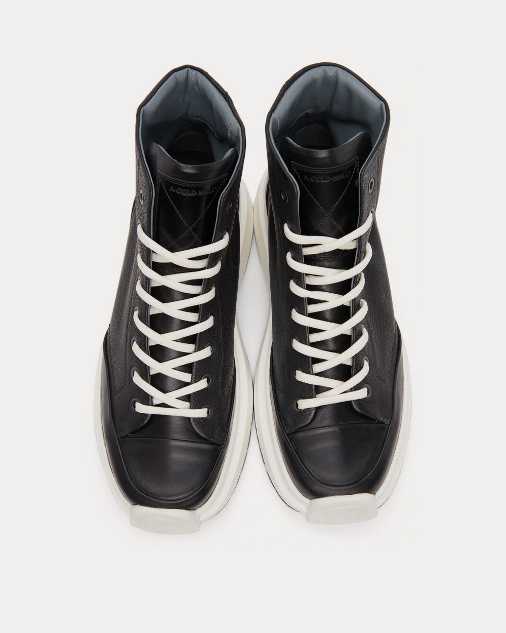 A-COLD-WALL* Leather Black High Top Sneakers - 2