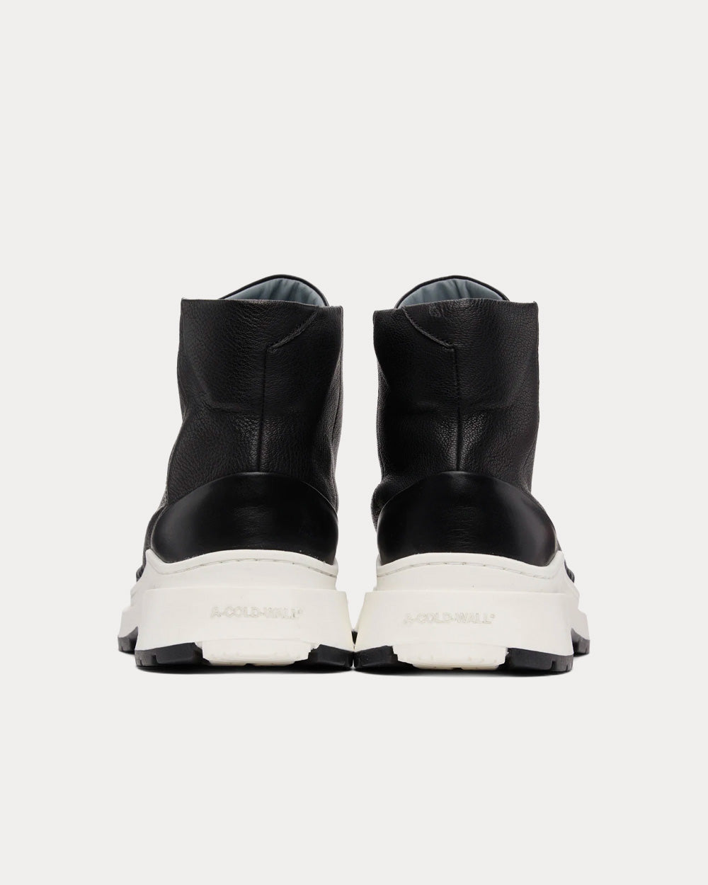 A-COLD-WALL* Leather Black High Top Sneakers - 3