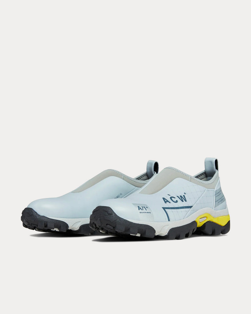 A-COLD-WALL* NC.1 Dirt Moc Mid Grey / Yellow Slip On Sneakers - 3