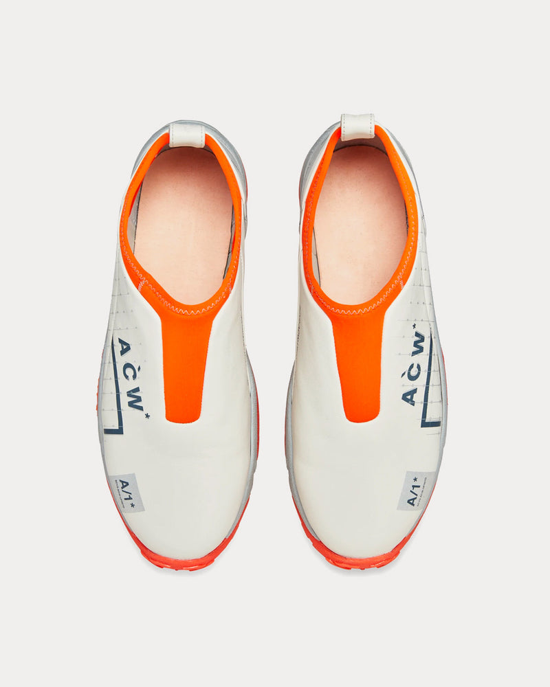 A-COLD-WALL* NC.1 Dirt Moc Bone / Orange Slip On Sneakers - 2