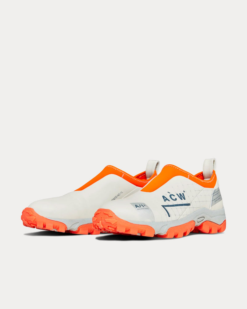 A-COLD-WALL* NC.1 Dirt Moc Bone / Orange Slip On Sneakers - 3