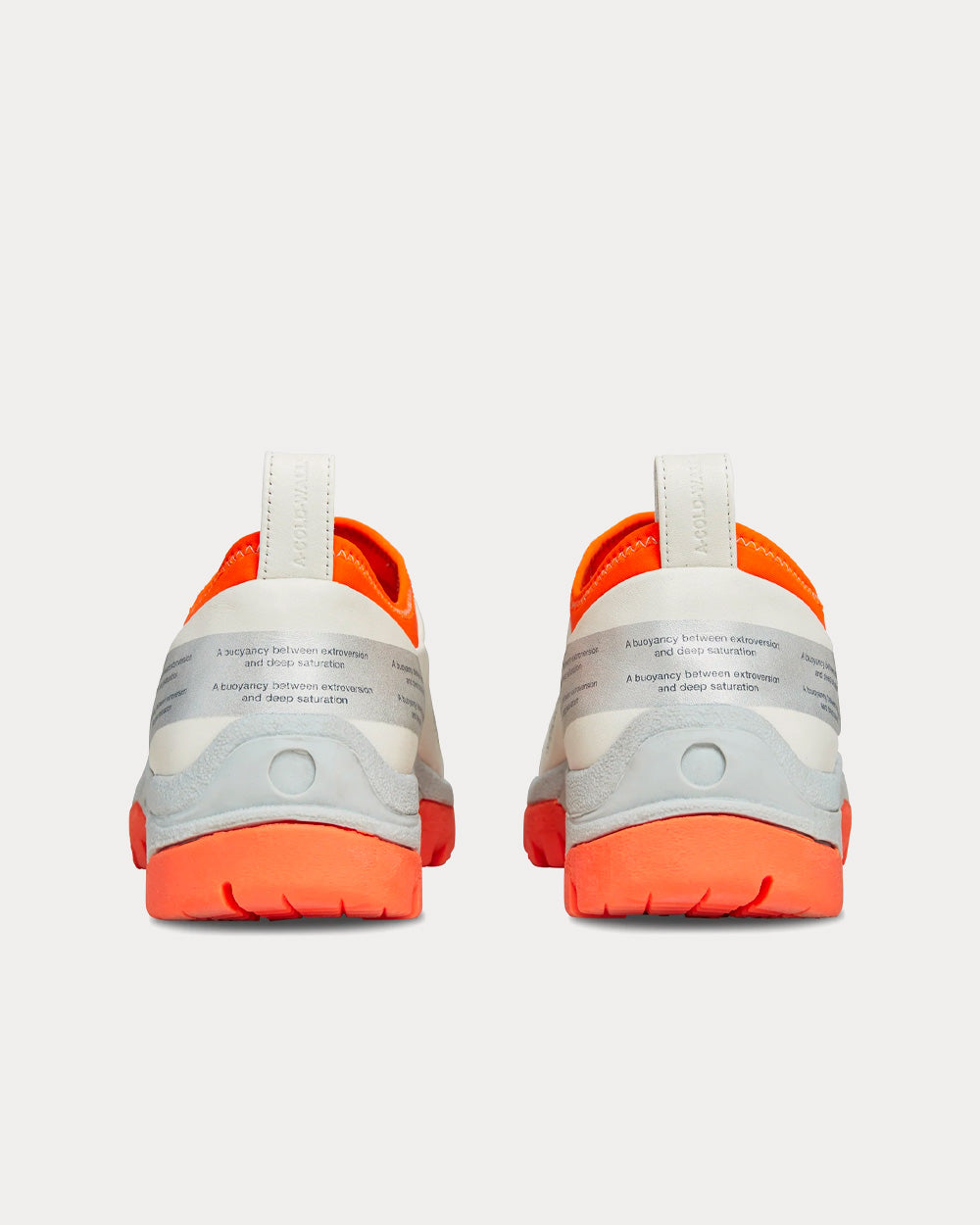 A-COLD-WALL* NC.1 Dirt Moc Bone / Orange Slip On Sneakers - 5