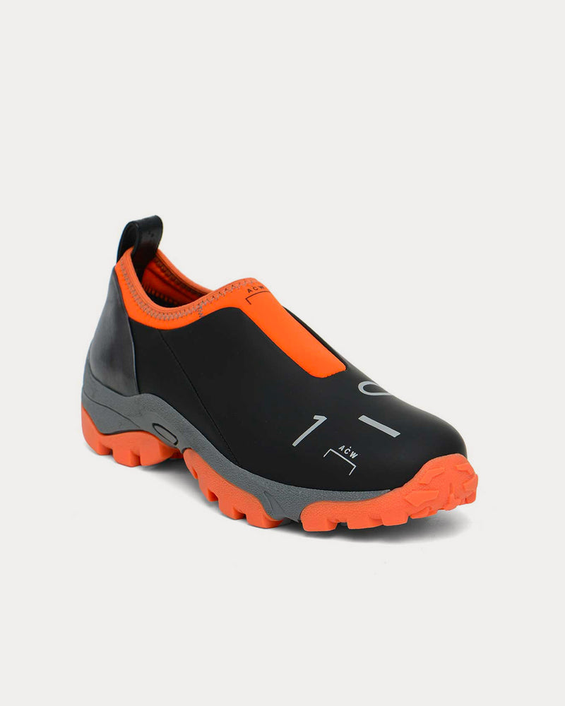 A-COLD-WALL* NC.1 Dirt Moc Black / Orange Slip On Sneakers - 2