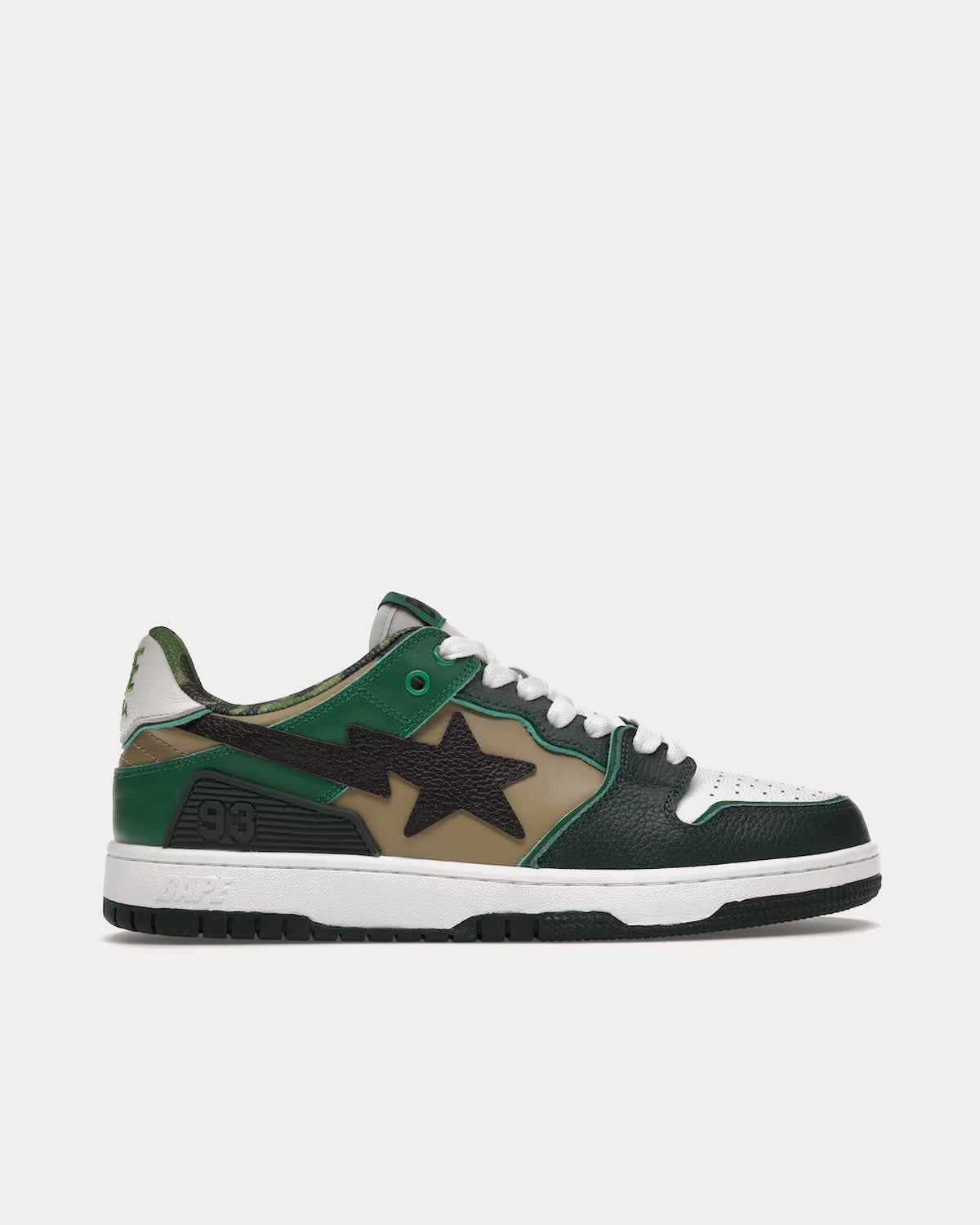 SK8 Sta ABC Camo Green Low Top Sneakers
