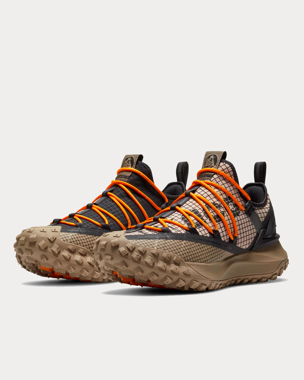 Nike ACG Mountain Fly Grey/Orange Low Top Sneakers - 2