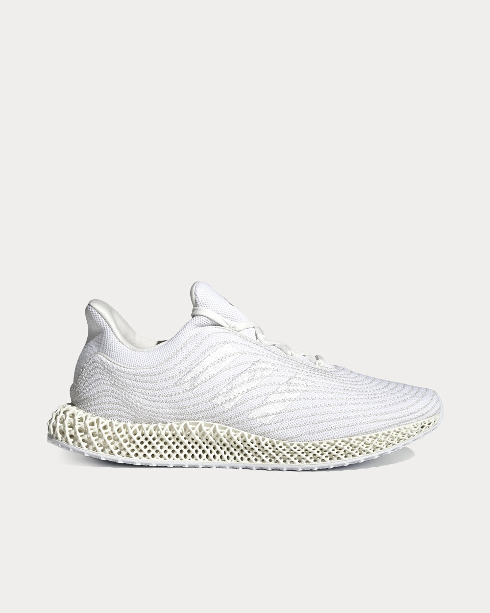 Adidas 4d Parley Cream White Running Shoes - 1