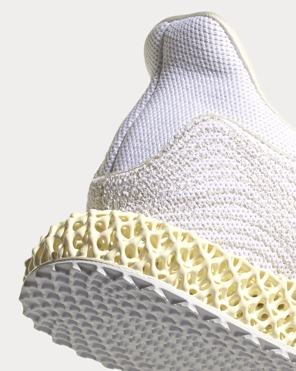 Adidas 4d Parley Cream White Running Shoes - 5