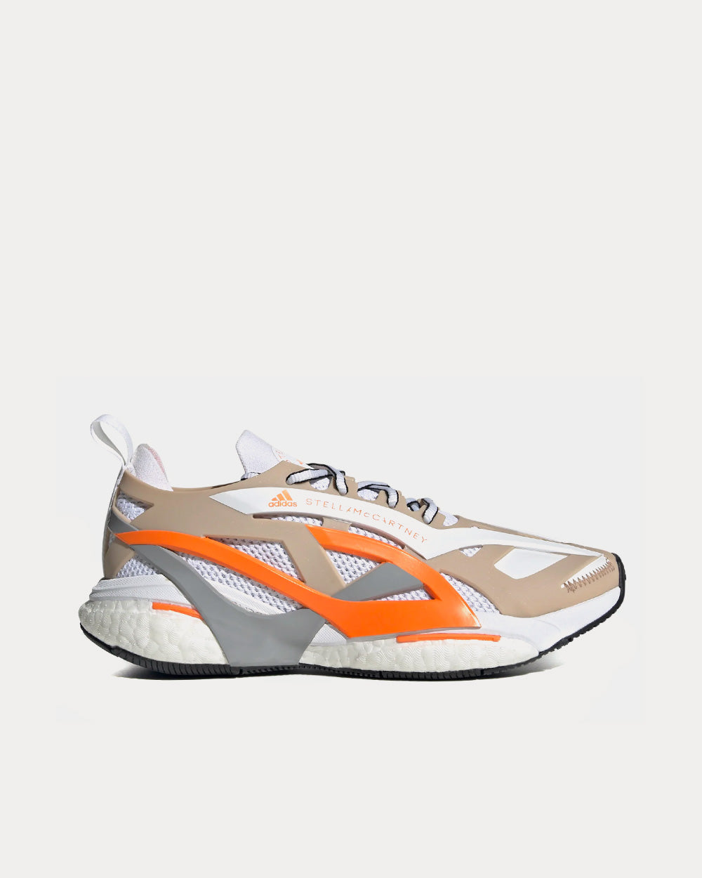 Adidas X Stella McCartney Solarglide Ash Pearl / Cloud White / Signal Orange Running Shoes - 1