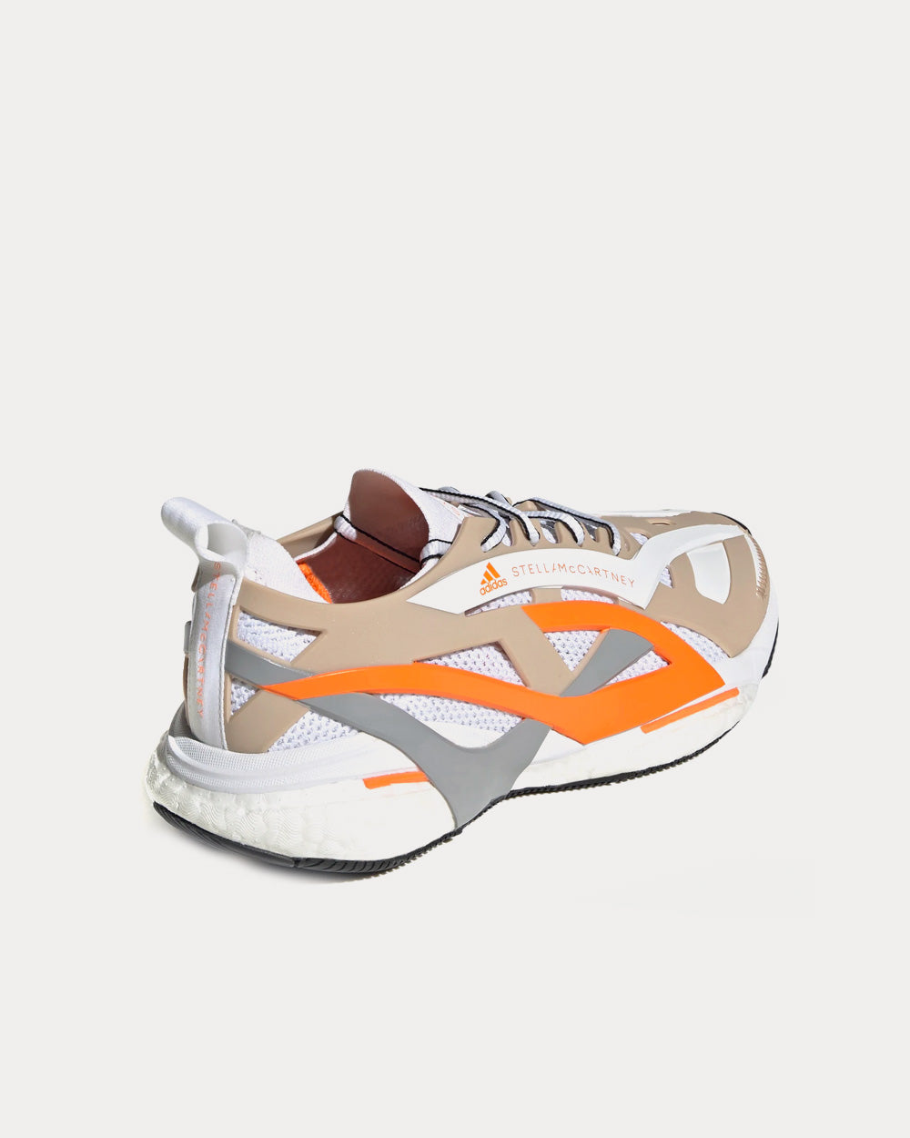 Adidas X Stella McCartney Solarglide Ash Pearl / Cloud White / Signal Orange Running Shoes - 4