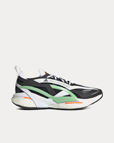 Adidas X Stella McCartney Solarglide Core Black / Cloud White / Bliss Green Running Shoes