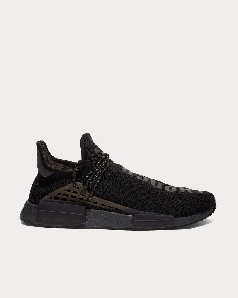 Adidas x Pharrell Williams HU NMD Triple Black Low Top Sneakers - 1