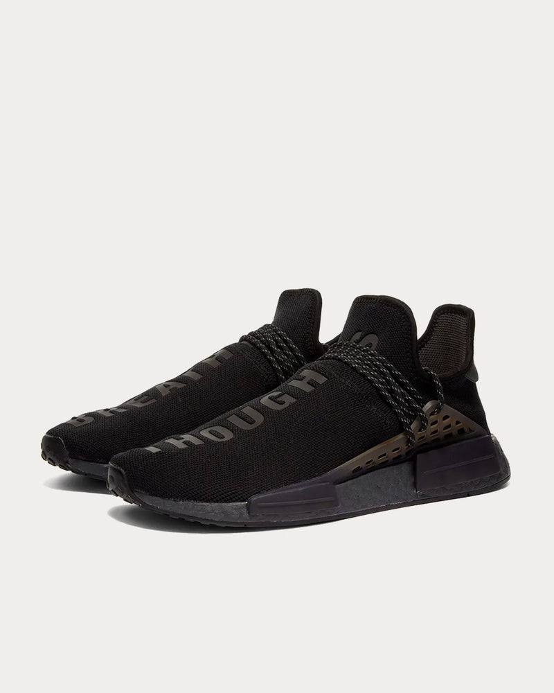 Adidas x Pharrell Williams HU NMD Triple Black Low Top Sneakers - 2