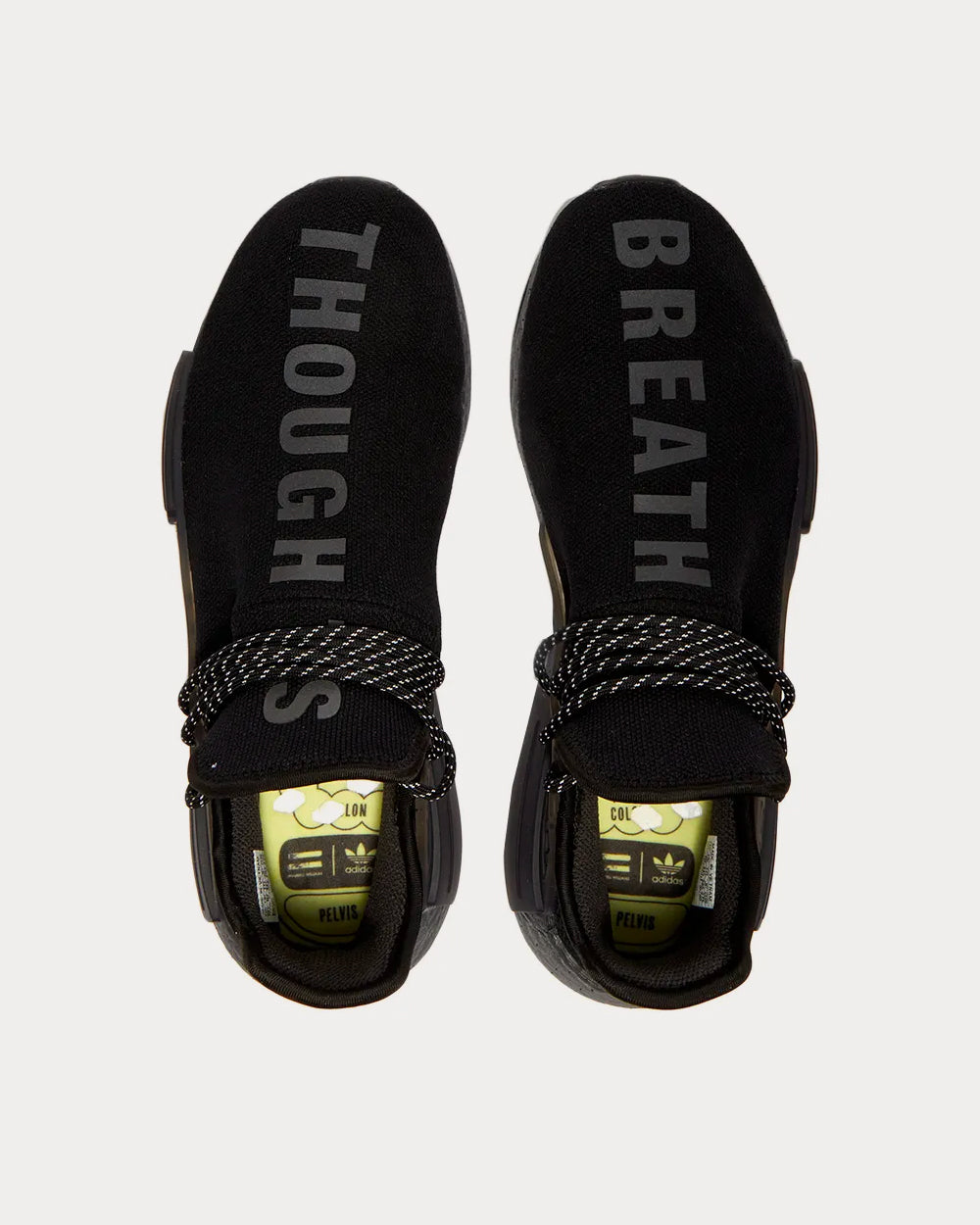 Adidas x Pharrell Williams HU NMD Triple Black Low Top Sneakers Sneak in Peace