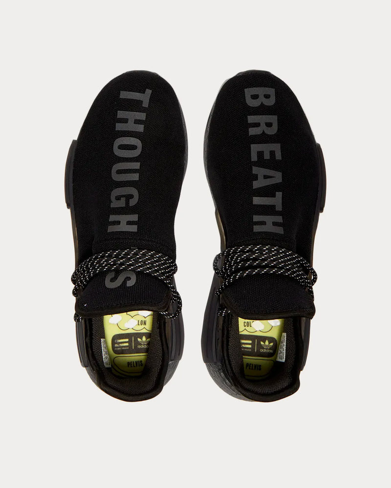 Adidas x Pharrell Williams HU NMD Triple Black Low Top Sneakers - 3