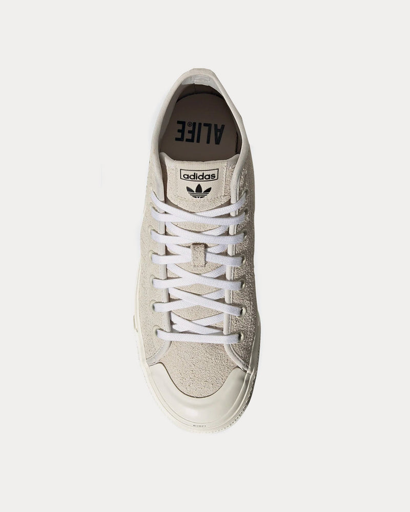 Adidas x Alife Nizza Hi Cream White High Top Sneakers - 2