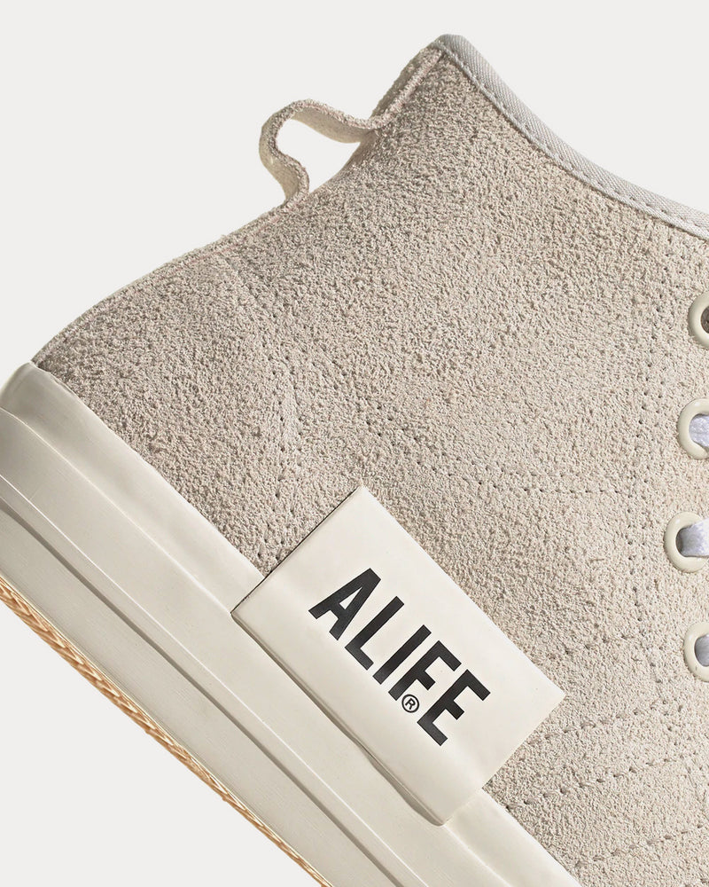 Adidas x Alife Nizza Hi Cream White High Top Sneakers - 3