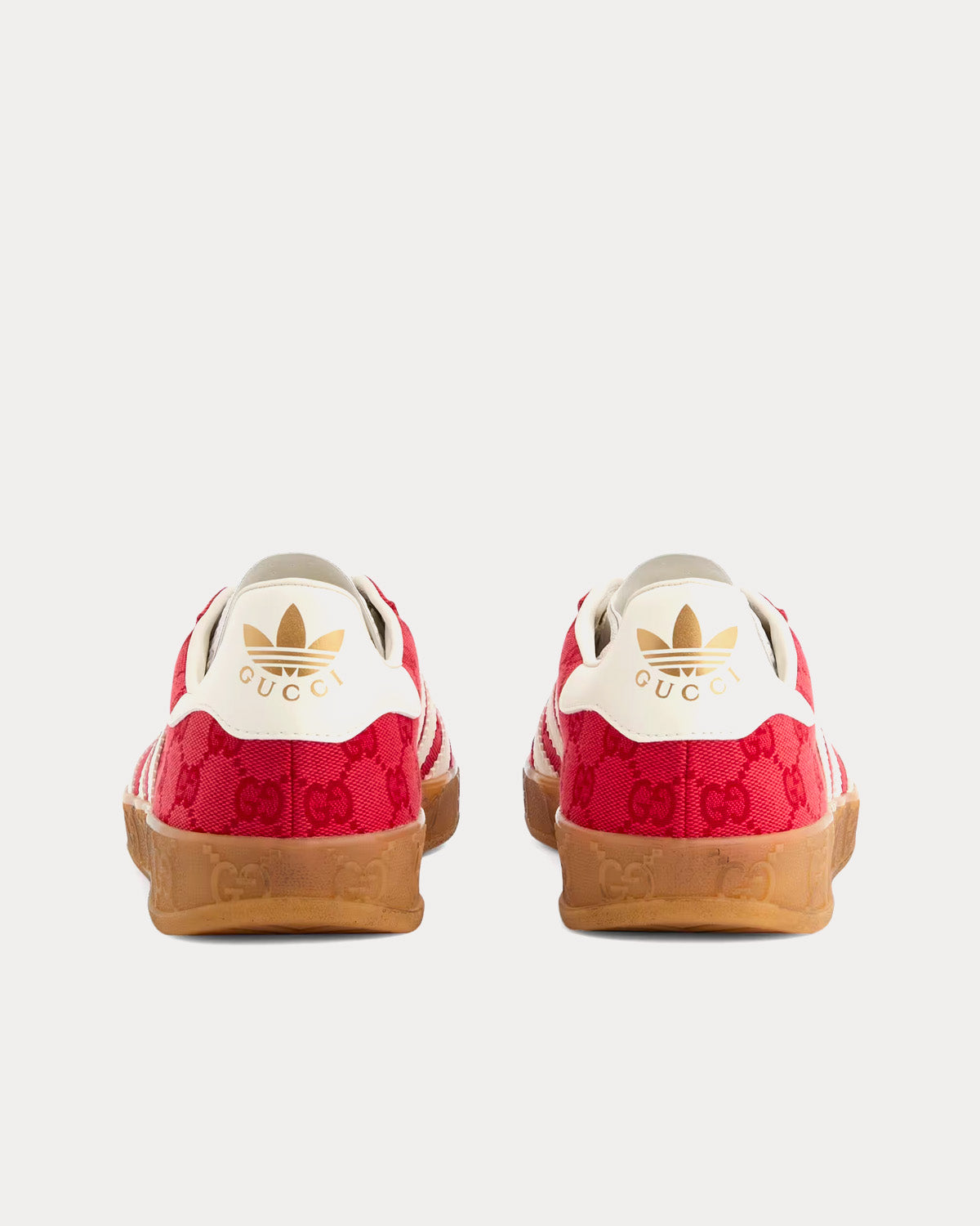 Adidas x Gucci Gazelle Original GG Canvas red Low Top Sneakers - 4