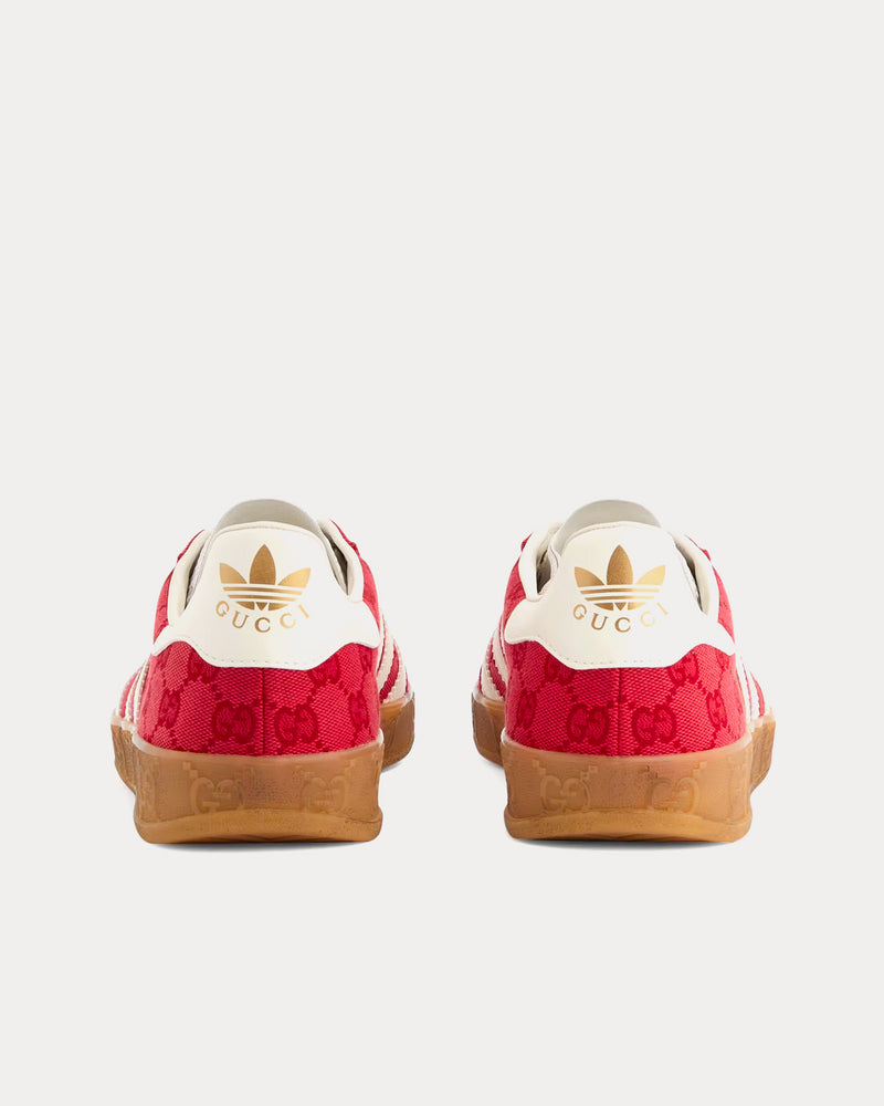 Adidas x Gucci Gazelle Original GG Canvas red Low Top Sneakers - 4