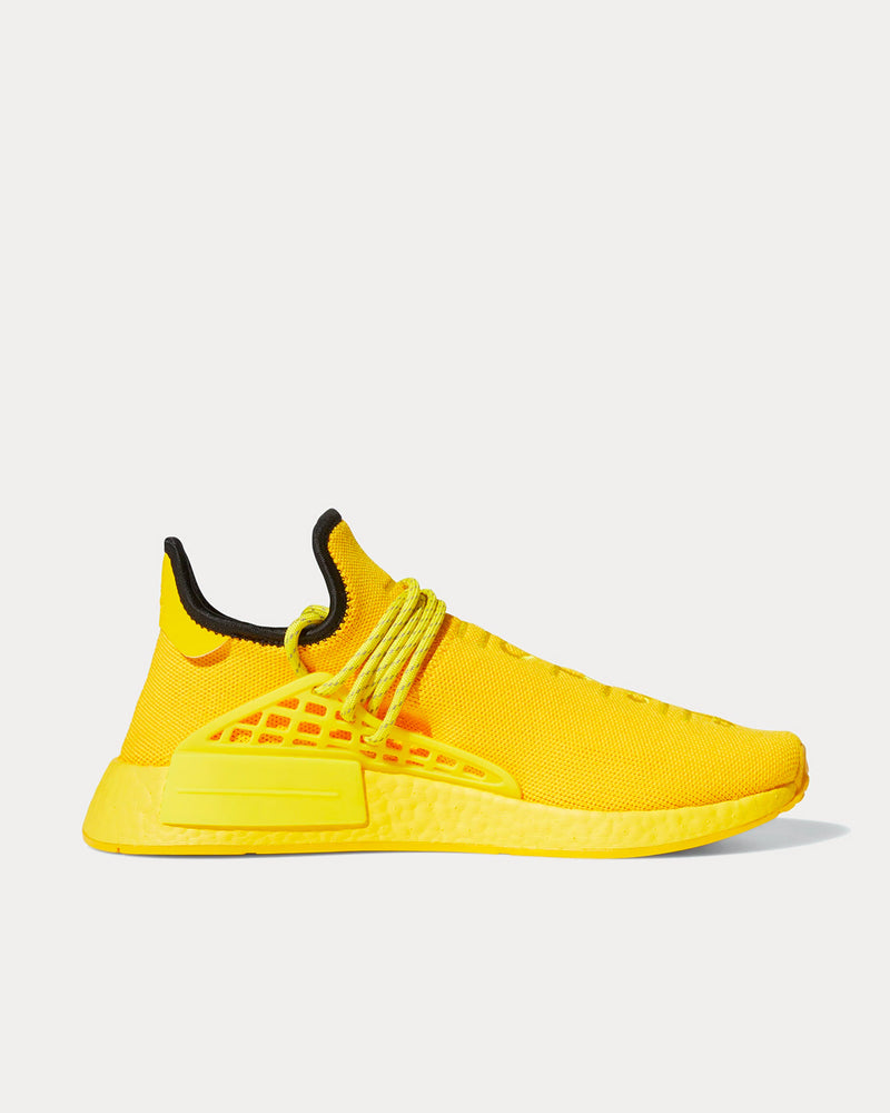 Adidas x Pharrell Williams HU NMD Bold Gold, Yellow & Black Low Top Sneakers - 1