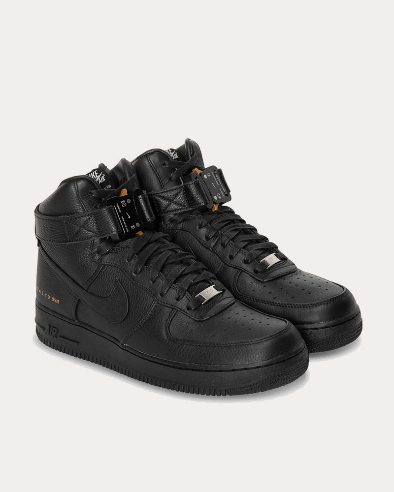 Nike x ALYX AIR FORCE 1 HI / ALYX Black High Top Sneakers - 2