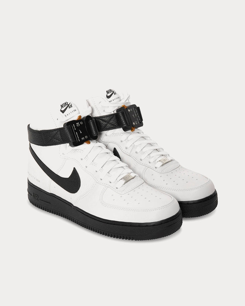 Nike x ALYX Air Force 1 White & Black High Top Sneakers - 2