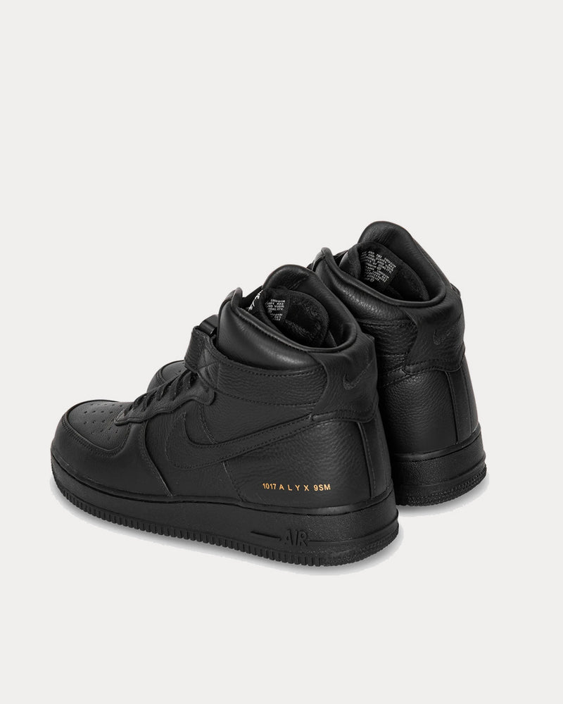 Nike x ALYX AIR FORCE 1 HI / ALYX Black High Top Sneakers - 3