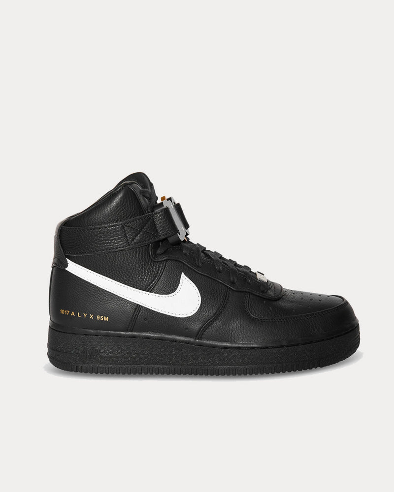 Nike x ALYX AIR FORCE 1 HI / ALYX Black & White High Top Sneakers - 1