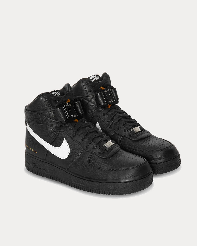 Nike x ALYX AIR FORCE 1 HI / ALYX Black & White High Top Sneakers - 2