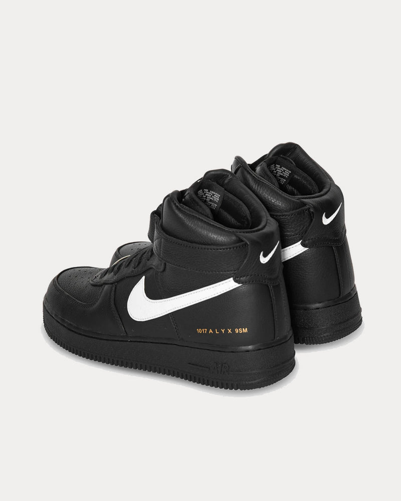 Nike x ALYX AIR FORCE 1 HI / ALYX Black & White High Top Sneakers - 3