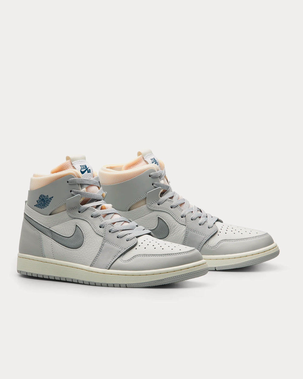 Jordan Air Jordan 1 Zoom Air CMFT Photon Dust / Grey / Platinum High Top Sneakers - 2