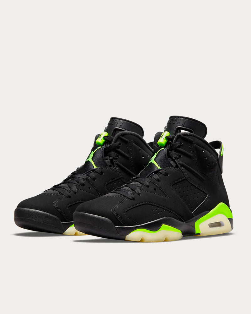 Jordan Air Jordan 6 Retro Electric Green / Black High Top Sneakers - 2