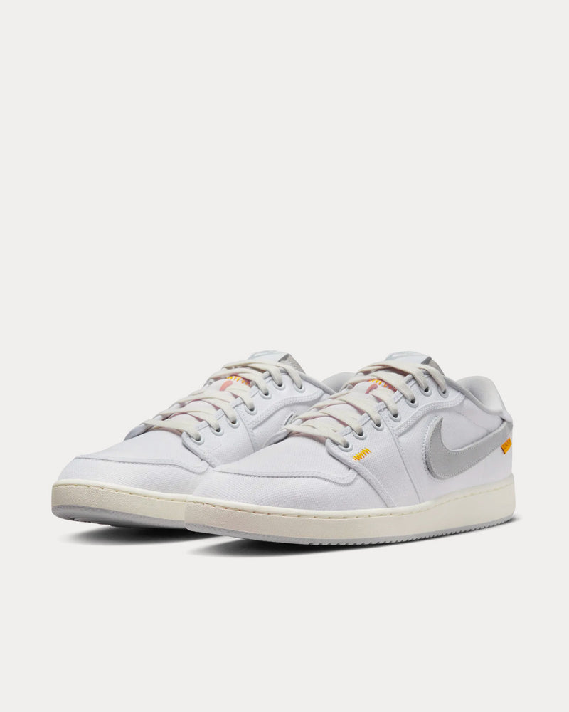 Jordan x Union Air Jordan 1 KO Low White / Neutral Grey Low Top Sneakers - 3