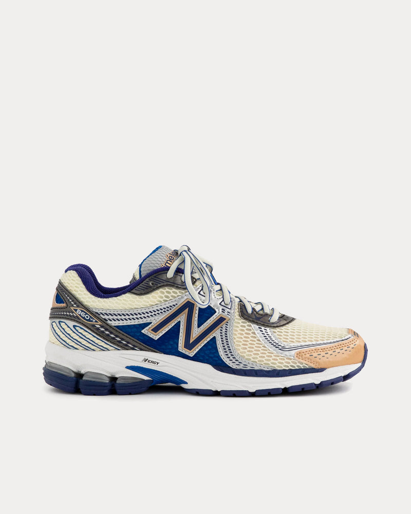 New Balance x Aime Leon Dore 860v2 Blue Low Top Sneakers - 1