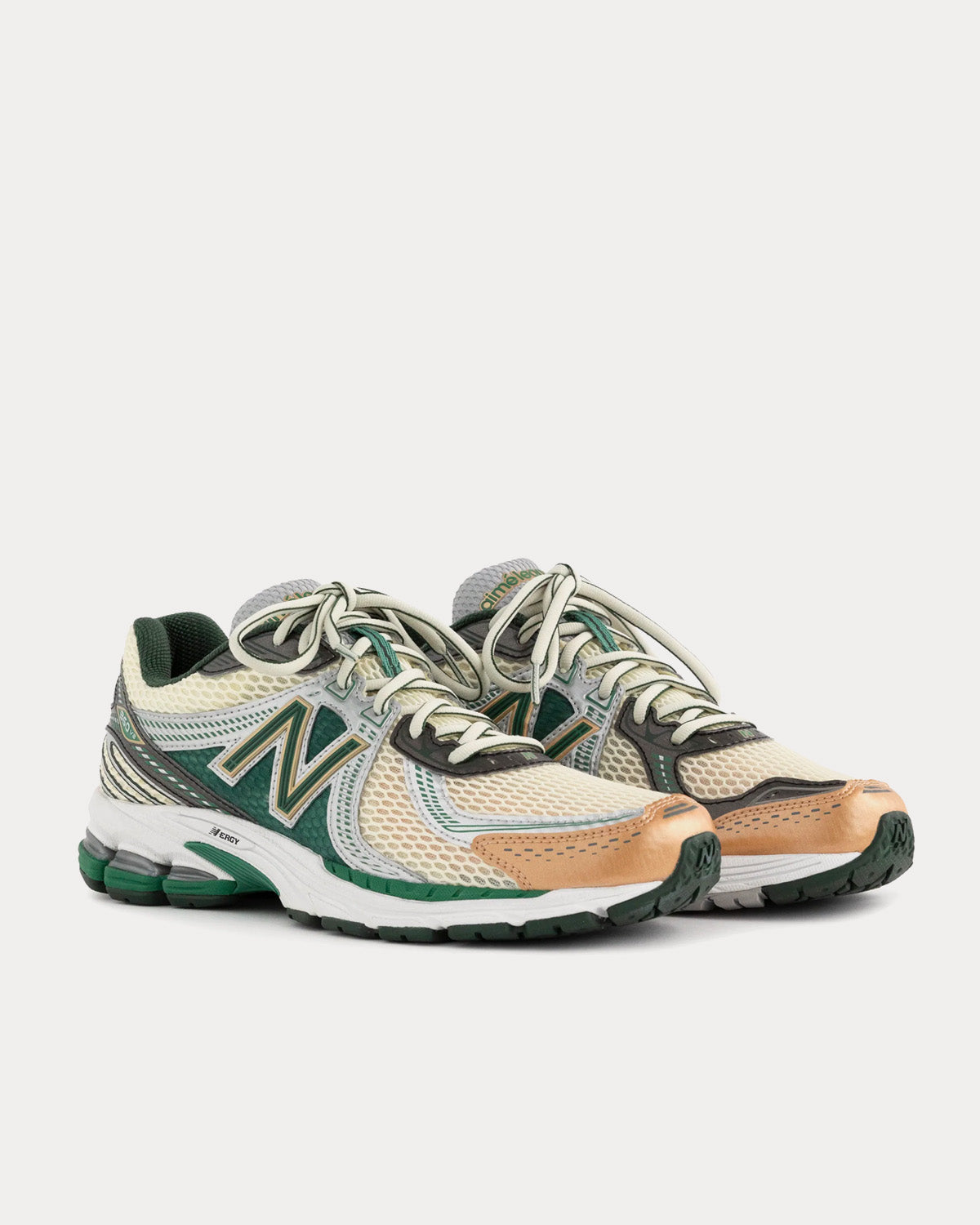 New Balance x Aime Leon Dore 860v2 Green Low Top Sneakers - 2