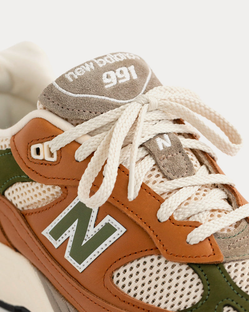 New Balance x Aime Leon Dore Made in UK 991 Tan Low Top Sneakers - 4