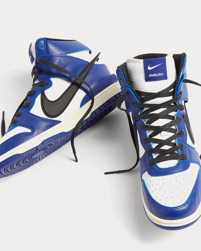 Nike x Ambush Dunk Hi Blue / Black / White / Ivory High Top Sneakers - 3