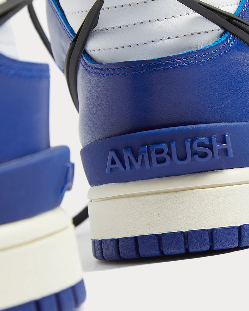 Nike x Ambush Dunk Hi Blue / Black / White / Ivory High Top Sneakers - 4