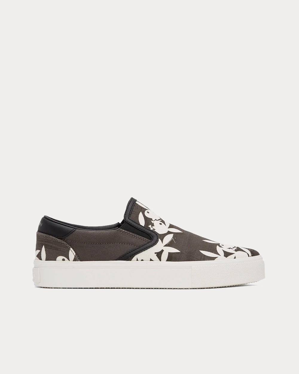 AMIRI Playboy Edition Grey / Black Slip On Sneakers - 1