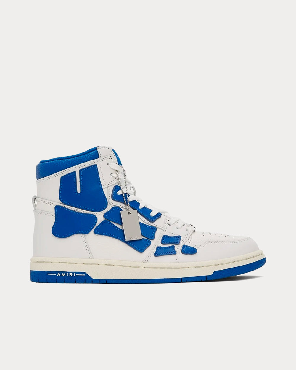 Skel Top White / Blue High Top Sneakers