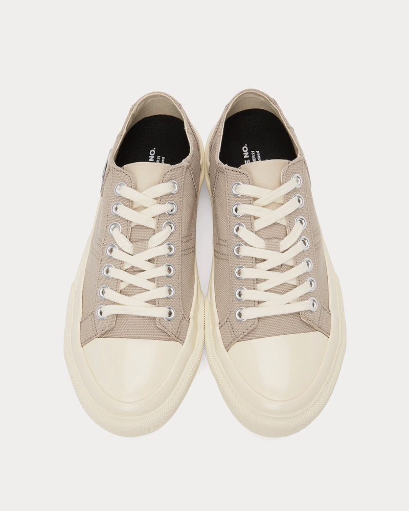 Article No. 1007 Vulcanized Taupe Low Top Sneakers - 2