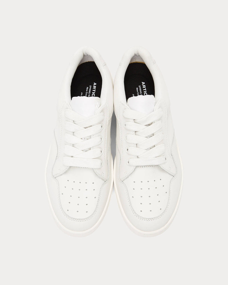 Article No. 0922 White Low Top Sneakers - 2